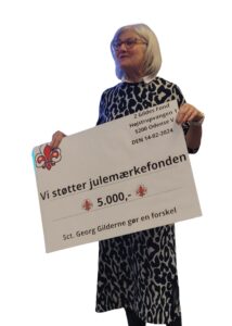 julemærkehjemmet Skælskør, donation 5000 kr
